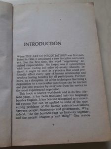 The Art of Negotiating by Gerard I. Nierenberg
