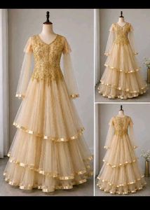 STUNNING HEAVY CANCan GOWN