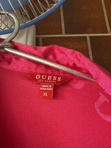 Original Guess Satin Shirt - Hot Pink