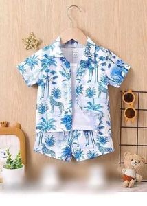 Safari Print Button-Up Shirt