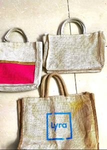3 Jute Bags