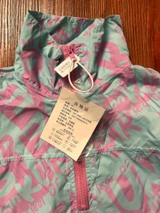 Trendy Aqua &amp; Pink Graphic Print Set