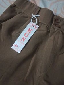 High-Waisted Wide-Leg Trousers