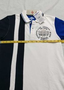 Lee Cooper White Polo T-Shirt, Get the brown Pants