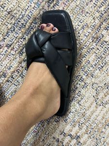 H&amp;M Padded Strap Mules