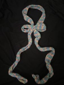 Multi Purpose Crocheted Pastel Scarf
