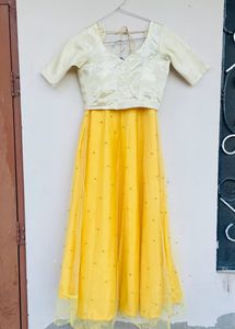 Vibrant Yellow Lehanga Choli Set