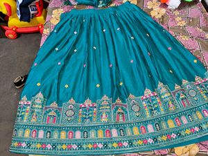 New semi stitched lehenga choli with dupatta piece