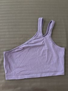 lavender stylish cutout top