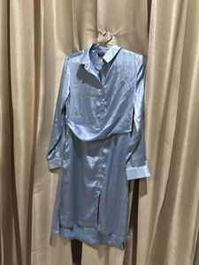 Blue Shirt Dress