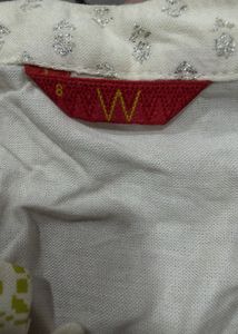 Embroidered White Kurta