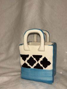 💄🖌️white and blue makeup/stationery organiser✨