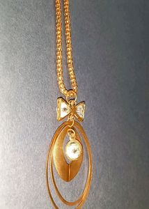 Copper Bow Necklace