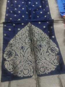 Elegant Navy Blue dupptta