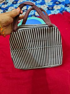 Striped Tote Bag