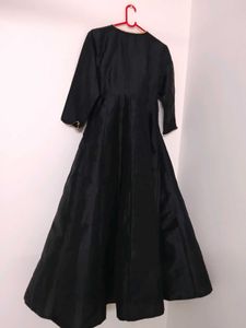Elegant Black Angrakha Kurta