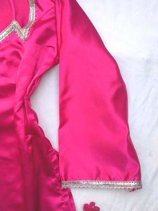 Hot pink Dori neck corset kurti 🩷