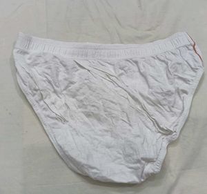 💙 Cottonworld Men's White Briefs