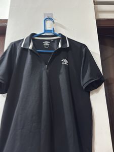 Umbro Black Polo T-Shirt