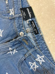 Star Print Jeans