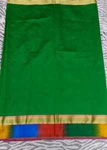 multi green colour  saree