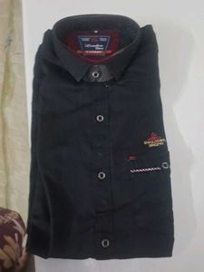 Classic Black Men's Casual Shirt