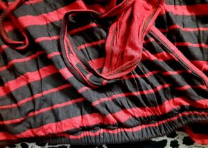 Striped Top With Tie Knots