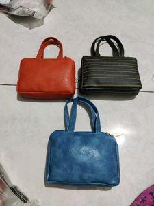 Set of 3 Small Floral Handbags