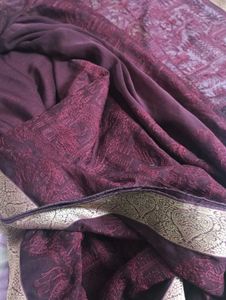 Elegant Embroidered Saree