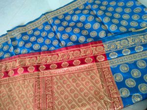 Price Drop ✨✨Elegant Printed Saree 💙♥️