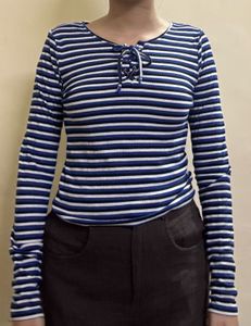 Striped Long Sleeve Top