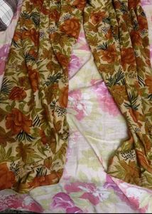 Sleeveless Punjabi cotton suit duppata