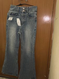 High Waisted Bell Bottom Jeans