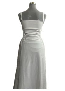 Elegant White Midi Dress