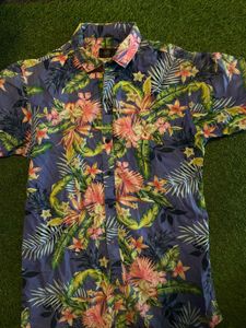 Men's Tropical Floral Short Sleeve Shirt