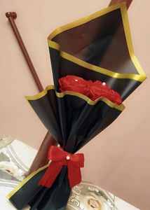 beautiful ribbon roses bouquet 💐