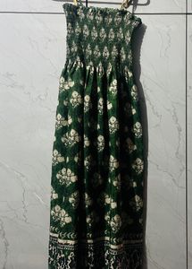 Boho Smocked Maxi Dress