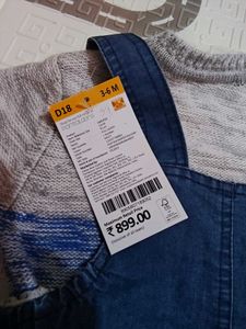 Baby Sweater With Free 🆓 Dungarees