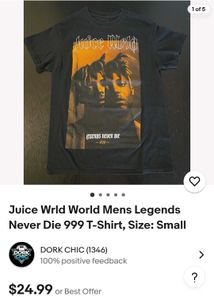 Juice WRLD Oversized Graphic T-Shirt
