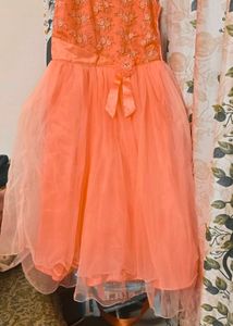 Beautiful Orange Party Dress