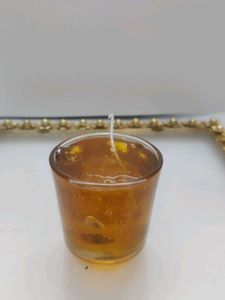 Whiskey Glass  Candle