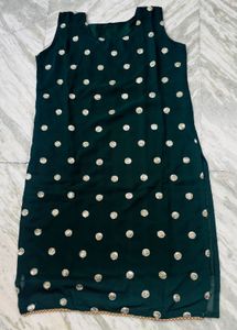 green mindi kurta set