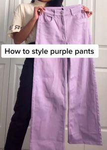 Lavender Denim Jeans