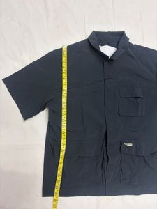 Black Cargo Pocket Shirt