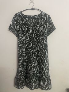 Cute Black &amp; White Mini Dress