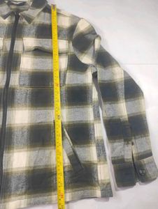 Men's Plaid Flannel Shirt Jacket
