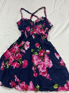 Navy Floral Sundress