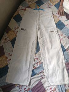 Off White Cargo Pant