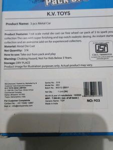 Die-Cast Metal Car Set