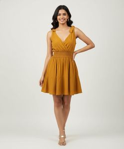 Fit and flare short dress